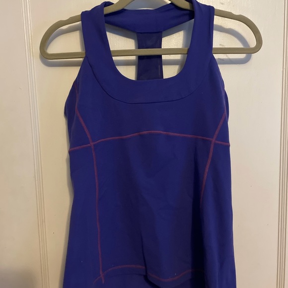 Lululemon Scoop Neck Tank Purple - Picture 1 of 5
